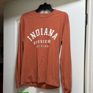 Indiana Hoosiers Long Sleeve Burnt Orange Shirt